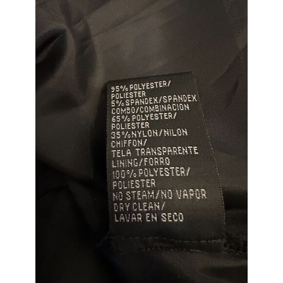 Whimsigoth Black Purple Midi Dress Size 8 - Picture 7 of 8